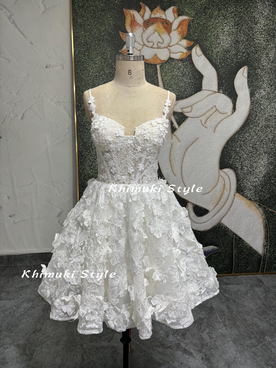 Short Lace Summer Wedding Dress - Etsy