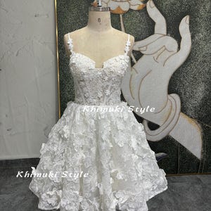 Short Lace Summer Wedding Dress
