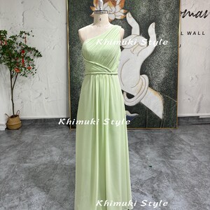 green emerald velvet dress Dusty Sage V-Neck Maternity Bridesmaid Dress with Flared Sleeves BD129 US8 / Custom Color