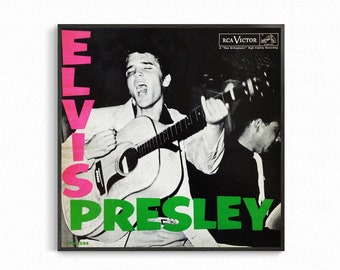 Elvis Presley Poster Etsy