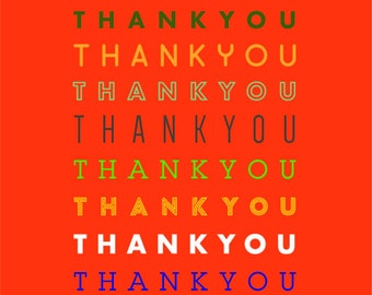 THANK YOU Greeting Card