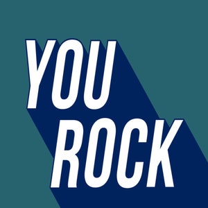 VOUS ROCK Carte de voeux