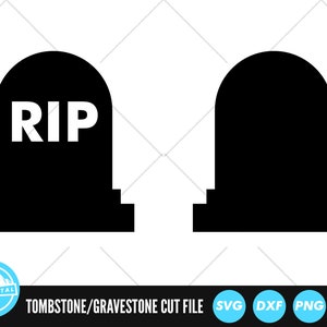 Pliki RIP Headstone SVG | Pliki do cięcia nagrobków | Pliki wektorowe nagrobków | Wektor nagrobka | Clipart nagrobka | Pliki CnC