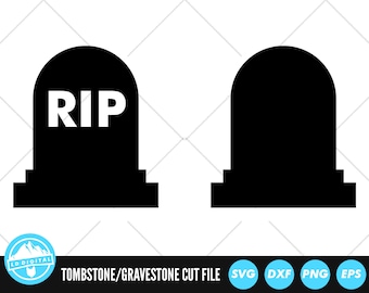 Rip Gravestone Cartoon Icon PNG & SVG Design For T-Shirts