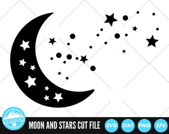 Moon And Stars Svg Etsy Moon And Stars Svg Etsy
