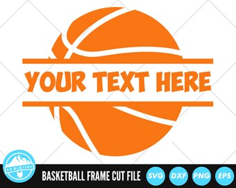 Split Basketball Svg Etsy