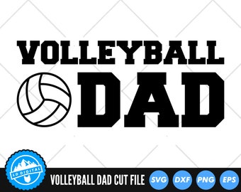 Download Volleyball Dad Svg Etsy