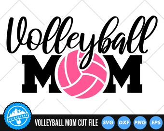 Download Volleyball Mom Svg Etsy