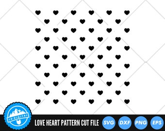 Download Hearts Pattern Svg Etsy