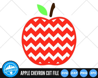 Download Chevron Apple Svg Etsy