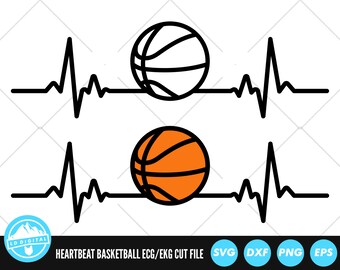 Basketball Heartbeat Etsy