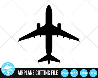 Airplane SVG Files | Airplane Cut Files | Airplane Vector Files | Travel Vector | Airplane Clip Art | CnC Files