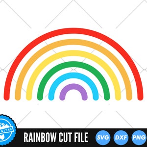 Rainbow SVG Files | Rainbow Cut Files | Rainbow Silhouette Vector Files | Rainbow Life Vector | Rainbow Pulse Clip Art