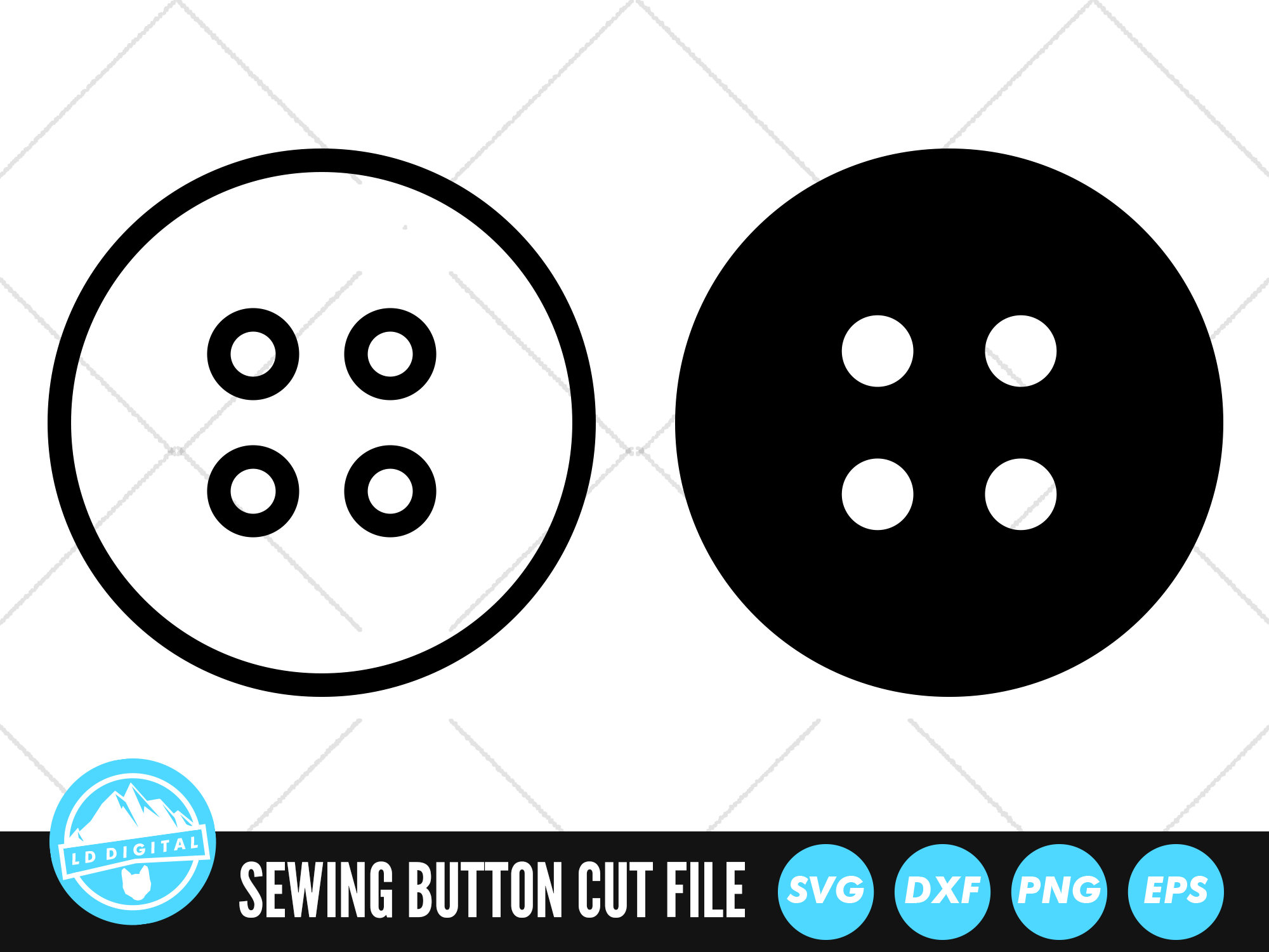 Buttons for Snowman Eyes 