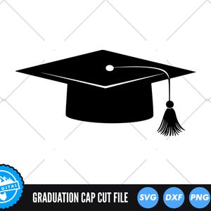 Graduation Cap SVG Cut File, Graduation 2025, Graduate Silhouette, Graduation Hat Clipart, Graduation Shirt SVG, 2025 Graduate Cut File