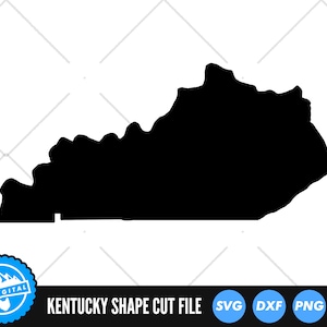 Kentucky State SVG Files | Kentucky Silhouette Cut Files | United States of America Vector Files | Kentucky Vector | Kentucky Map Clip Art