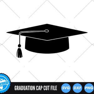 Graduation Cap SVG Cut File, Graduation 2025, Graduate Silhouette, Graduation Hat Clipart, Graduation Shirt SVG, 2025 Graduate Cut File