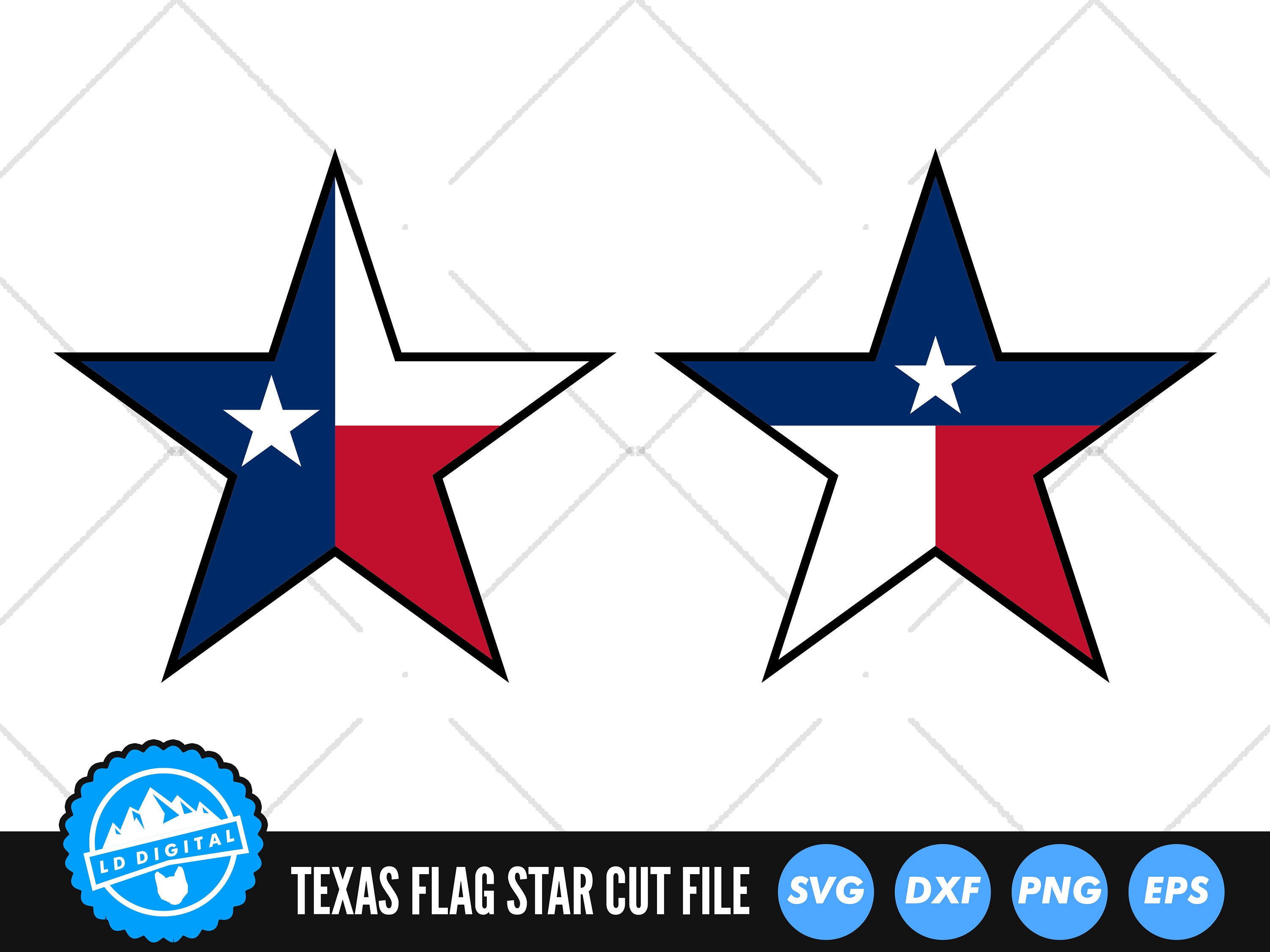 Texas Star Flag SVG Files Texas Star and Flag Cut Files Etsy Canada