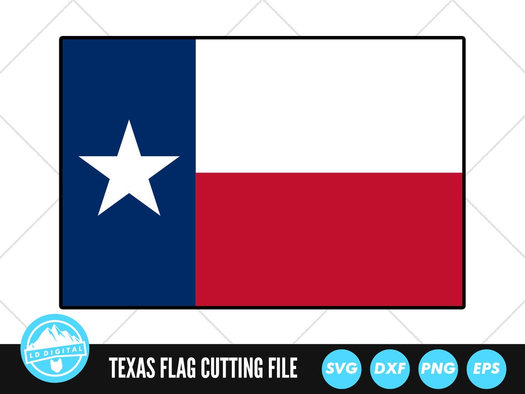 Texas State Flag Mini Sticker