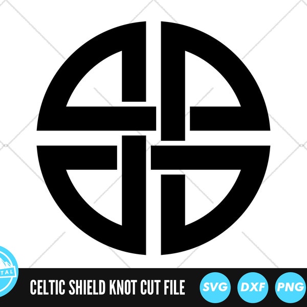 Celtic Shield Knot SVG Files | Celtic Symbol Cut Files | Celtic Shield Knot Vector Files | Celtic Knot Vector | Celtic Knot Clip Art