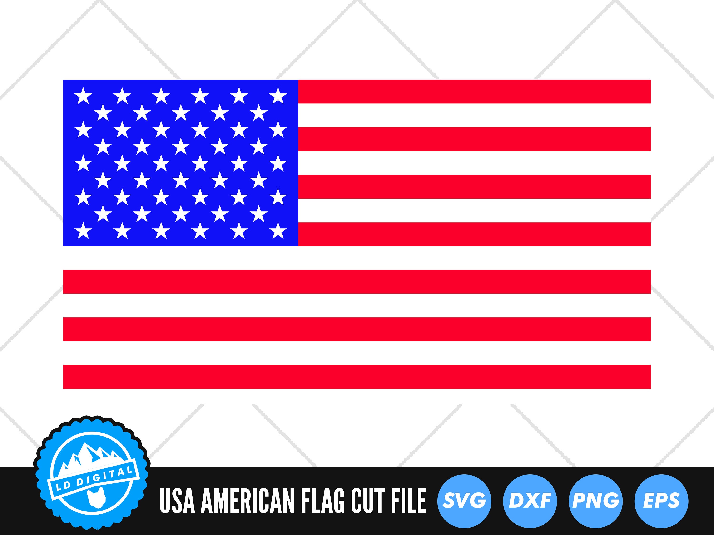 USA Flag SVG Cut File United States Flag July 4th Cut Etsy Australia