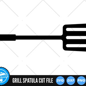 BBQ Grill Spatula SVG Files | Grill Spatula SVG Cut Files | Barbeque Clip Art Vector Files | Grilling Spatula Clip Art