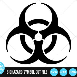 Biohazard SVG Files | Biohazard Warning Symbol Cut Files | Biohazard Symbol Vector Files | Biohazard Symbol Clip Art | CnC Files