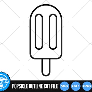 Popsicle Outline SVG Files | Ice Cream Cut Files | Summer Popsicles SVG Vector Files | Ice Pop Vector | Summer Svg | Dessert Svg | Beach Svg