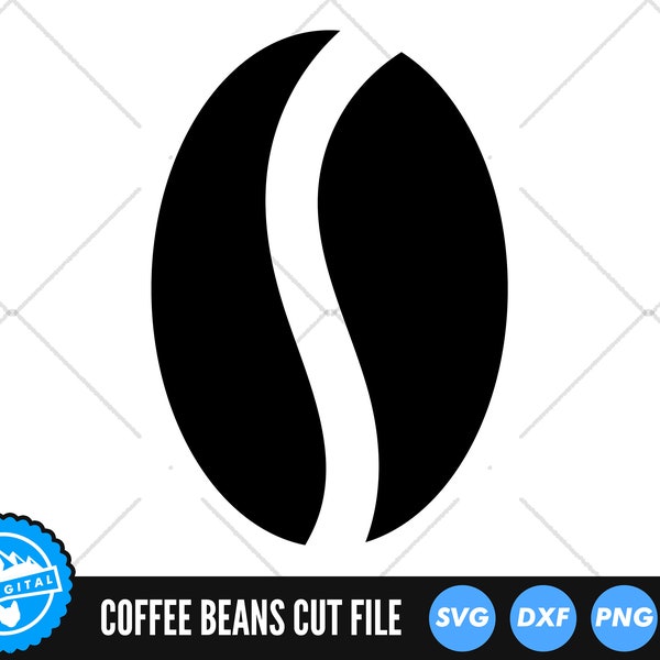 Coffee Beans SVG Files | Coffee Beans Cut Files | Coffee Bean Silhouette Vector | Coffee Beans SVG Vector | Coffee SVG Clip Art