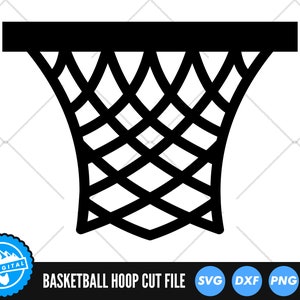 Basketballkorb SVG-Dateien | Basketball SVG-Schnittdateien | Basketball Hoop Vektor-Dateien | Basketball Korb Silhouette Clip Art