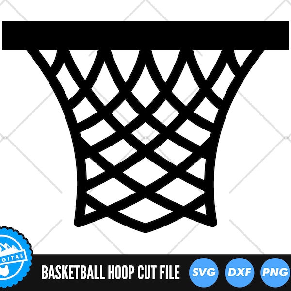 Basketball Hoop SVG Files | Basketball SVG Cut Files | Basketball Hoop Vector Files | Basketball Hoop Silhouette Clip Art