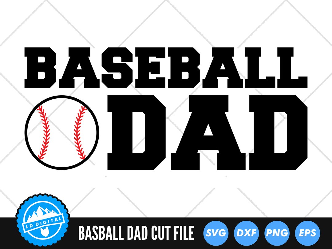 Baseball Dad SVG Files Baseball Dad Cut Files Baseball Dad - Etsy