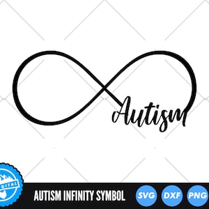 Autism Infinity Symbol SVG Cut File, Neurodiversity Awareness Clipart, Autism Acceptance Design, Infinity Loop SVG for Cricut and Silhouette