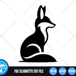 Fox SVG Files | Foxes Cut Files | Animal Vector | Artic Fox Silhouette | Woodland Animals Clip Art | Fox Icon