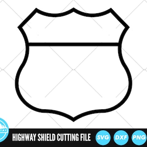 Highway Shield SVG Files | Route Marker Cut Files | Highway Shield Vector Files | Route Marker Vector | Highway Shield Clip Art | CnC Files