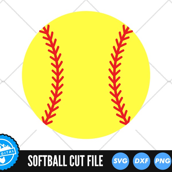 Softball SVG Files | Sports Mom Cut Files | Softball Silhouette Cut Files | Baseball SVG | Baseball Cut File Sports Clip Art