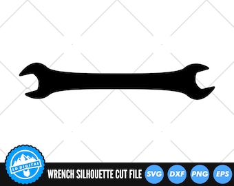 Wrench Tools SVG Files | Wrenches SVG Cut Files | Spanner SVG Vector Files | Mechanic Tool Vector