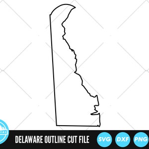 Delaware Outline SVG Files | Delaware Cut Files | United States of America Vector Files | Delaware Vector | DE Map Clip Art