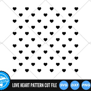 Love Heart Pattern SVG Files | Heart Pattern Cut Files | Love Heart Pattern SVG Vector Files | Love Heart Vector