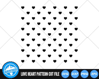 Fichiers SVG motif coeur d'amour | Fichiers découpés motif coeur | Vectoriels SVG motif coeur d'amour | Vecteur de coeur d'amour