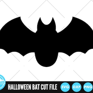 Pliki SVG z nietoperzami | Pliki SVG do cięcia na Halloween | Plik wektorowy z sylwetką nietoperza | Clipart z Halloween | Pliki CnC