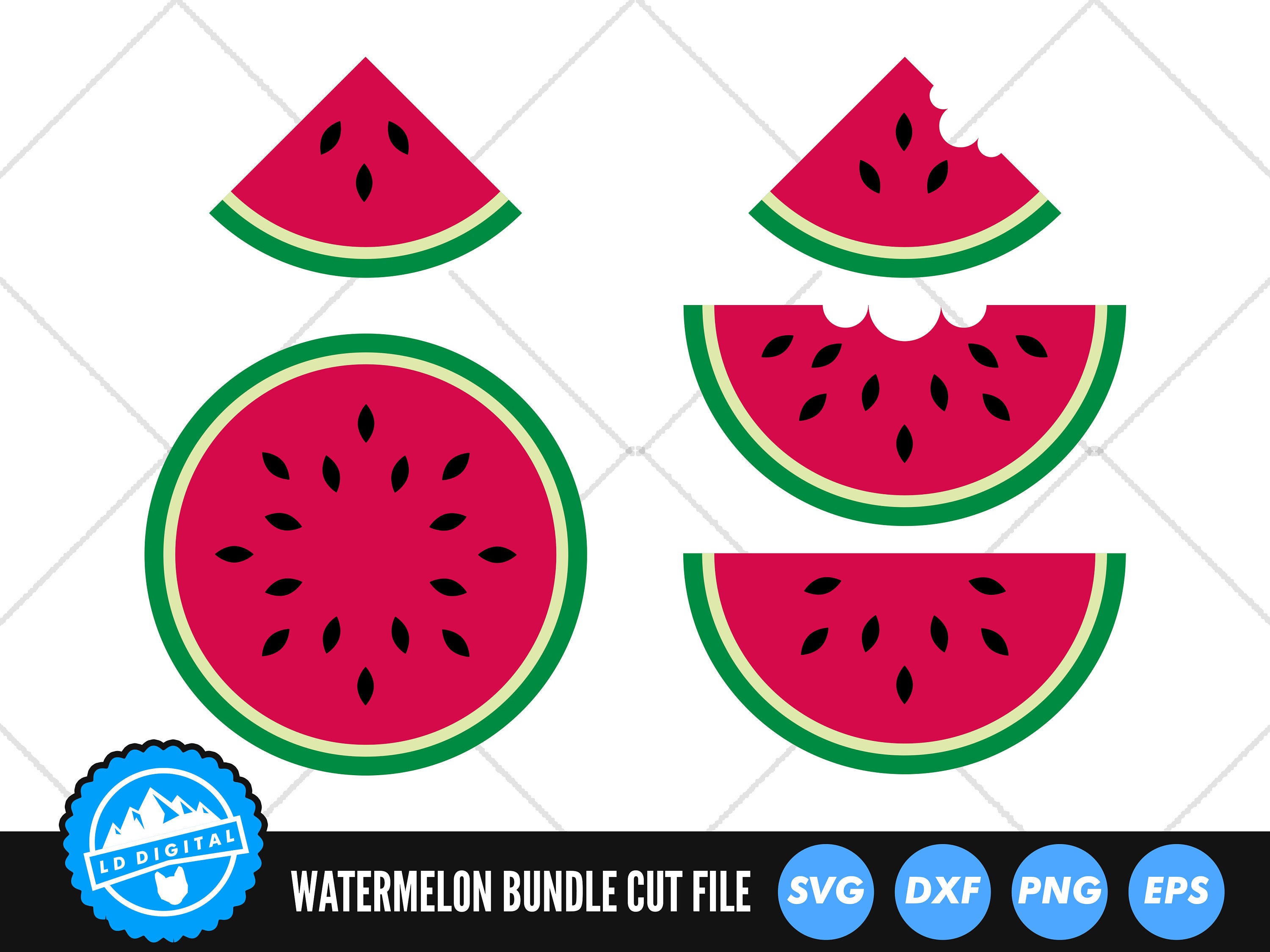 Watermelon SVG Files Kawaii Fruit SVG Cut Files Watermelon - Etsy Canada
