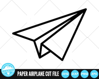 Paper Airplane SVG Files | Paper Plane Cut Files | Paper Airplane Vector Files | Paper Plane Vector | Paper Airplane Clip Art | CnC Files