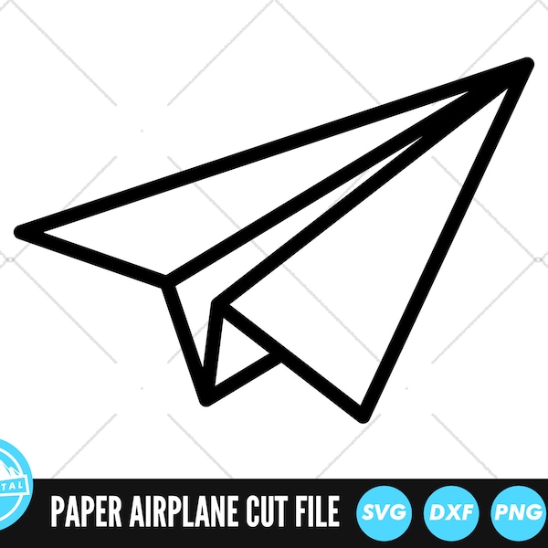 Paper Airplane SVG Files | Paper Plane Cut Files | Paper Airplane Vector Files | Paper Plane Vector | Paper Airplane Clip Art | CnC Files