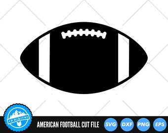 Football SVG Files | Football Silhouette Cut Files | Football Vector Files | American Vector | Sports Clip Art