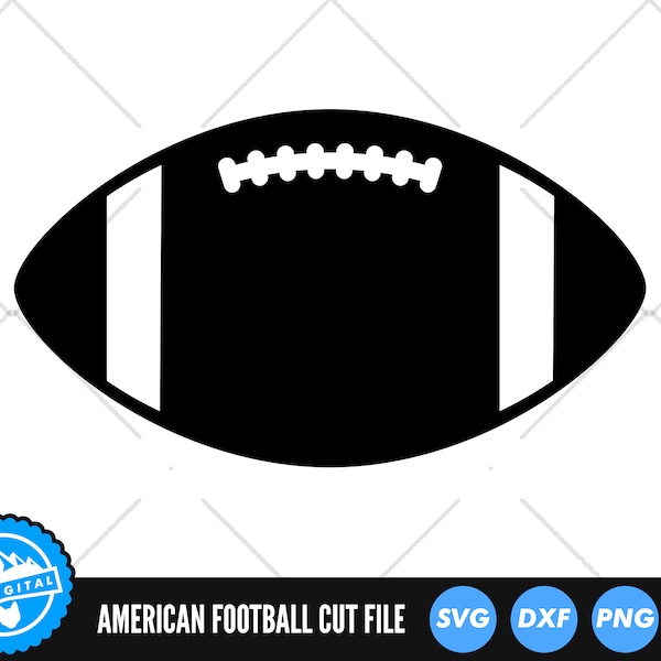 Football SVG Files | Football Silhouette Cut Files | Football Vector Files | American Vector | Sports Clip Art