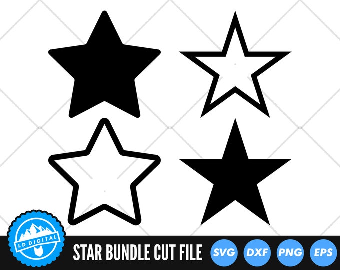 Curved Rounded Star Svg This item is unavailable - Etsy