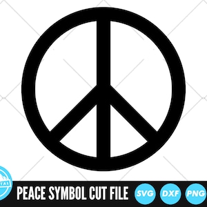 Fichiers SVG signe de la paix | Symbole de la paix Couper des fichiers | vecteurs de logo de paix | Silhouette d'icône de paix | Clipart Signe De La Paix | Fichiers CNC
