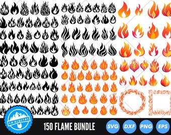 Fire SVG Bundle, Fire ClipArt, Fire Svg Files, Fire Flames Svg, Flames Frame Svg, Fire Frame Svg, Fire Silhouette SVG, Flame Border SVG