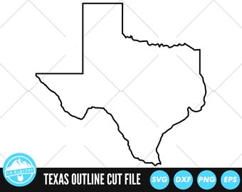 Texas Outline SVG Files | Texas Cut Files | United States of America Vector Files | Texas Vector | Texas Map Clip Art